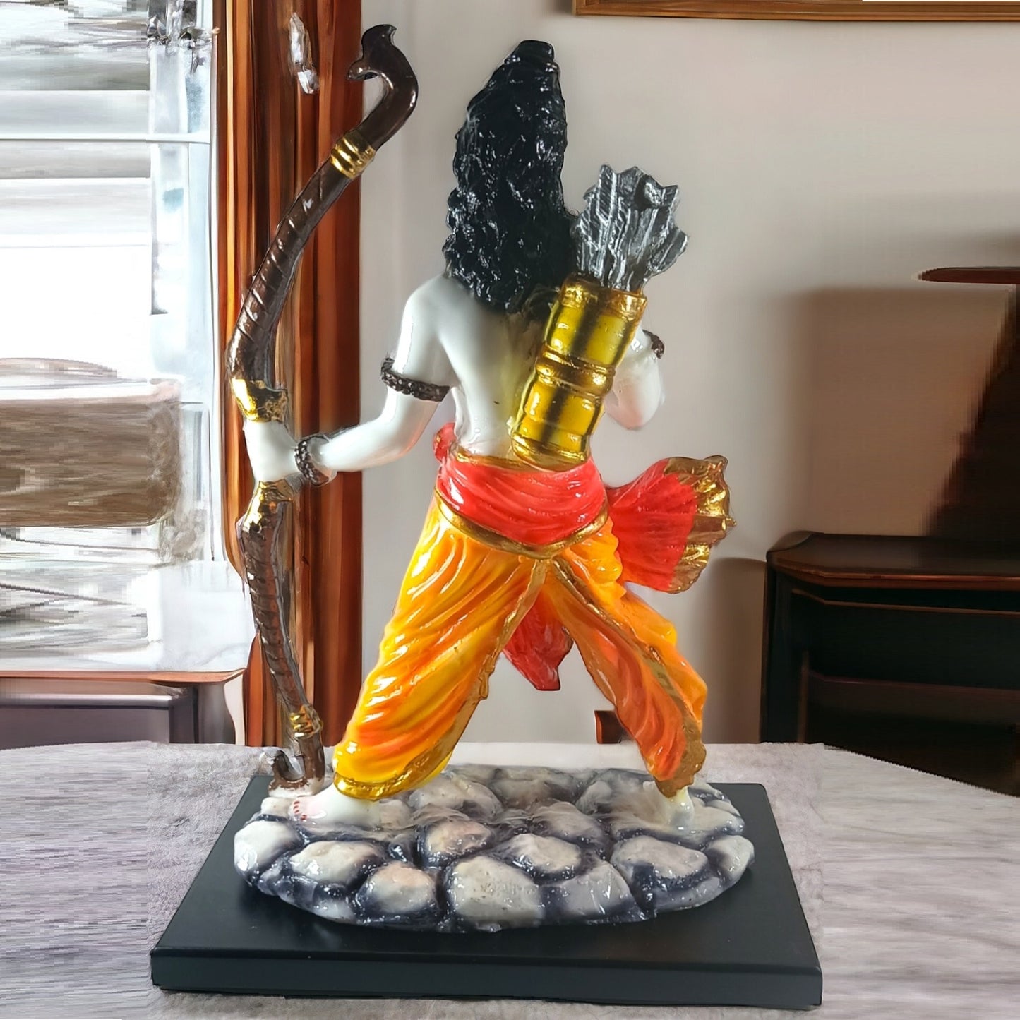 Multicolor Marble Finish Ram Ji with Dhanush | EnamorarDecor