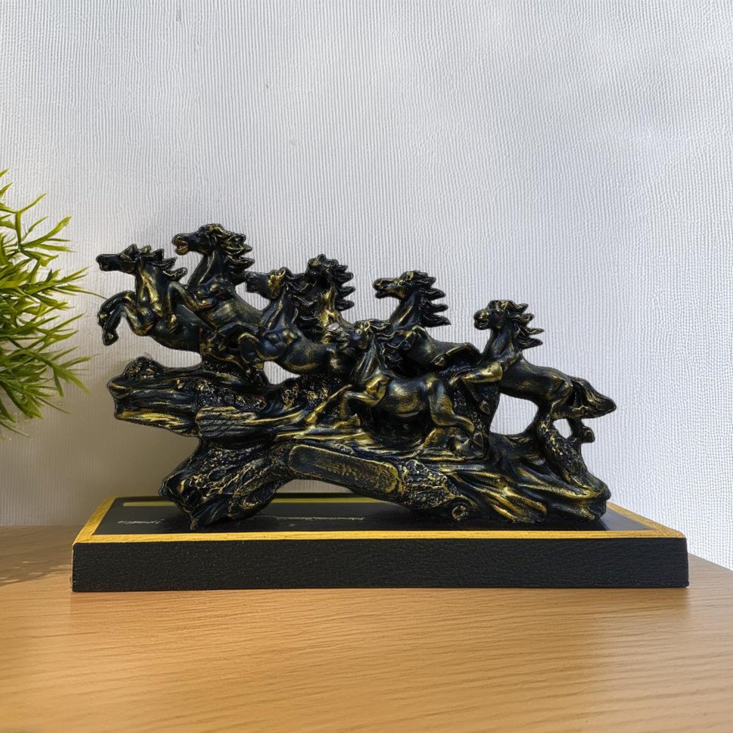 The Majestic 7 Running Victory Horses Sculpture (Antique) | EnamorarDecor
