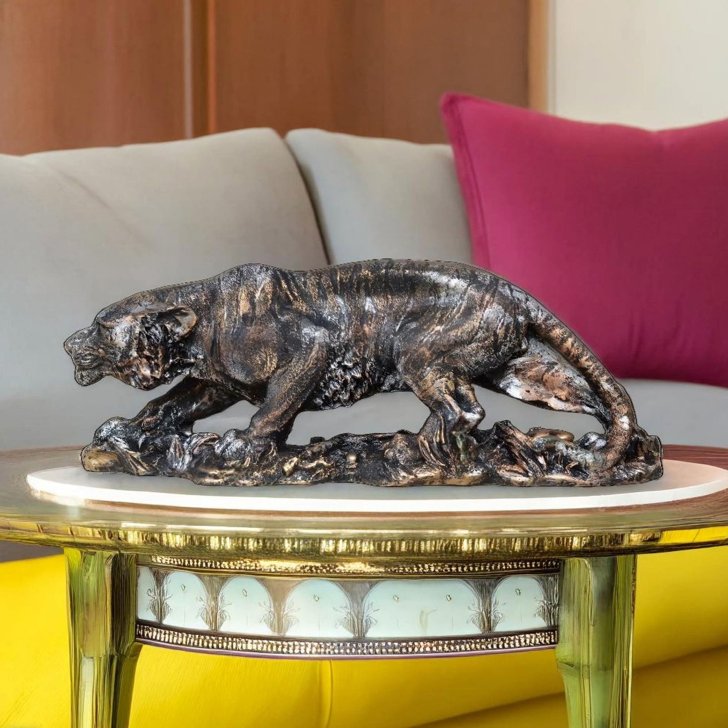 Royal Tiger Antique Sculpture (Antique) | EnamorarDecor