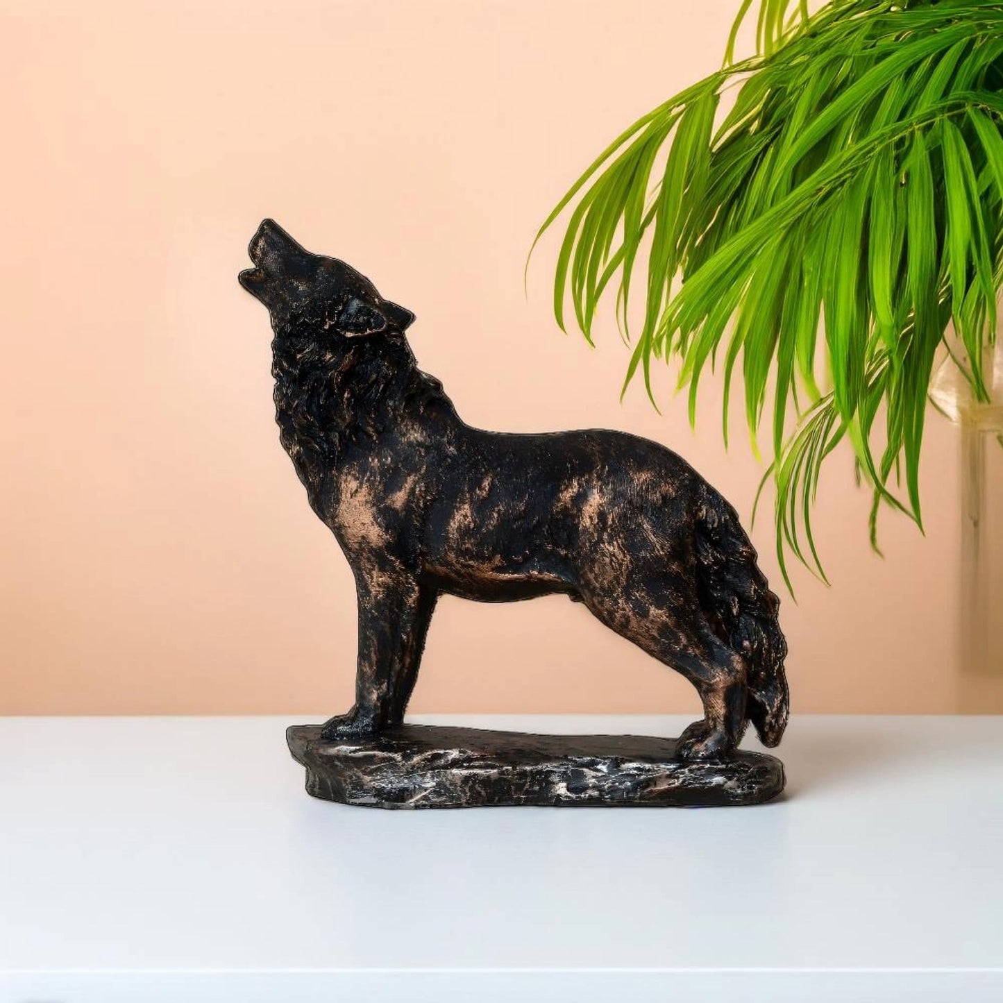 Horse Face Statue With Rider Sculpture (White) | EnamorarDecor