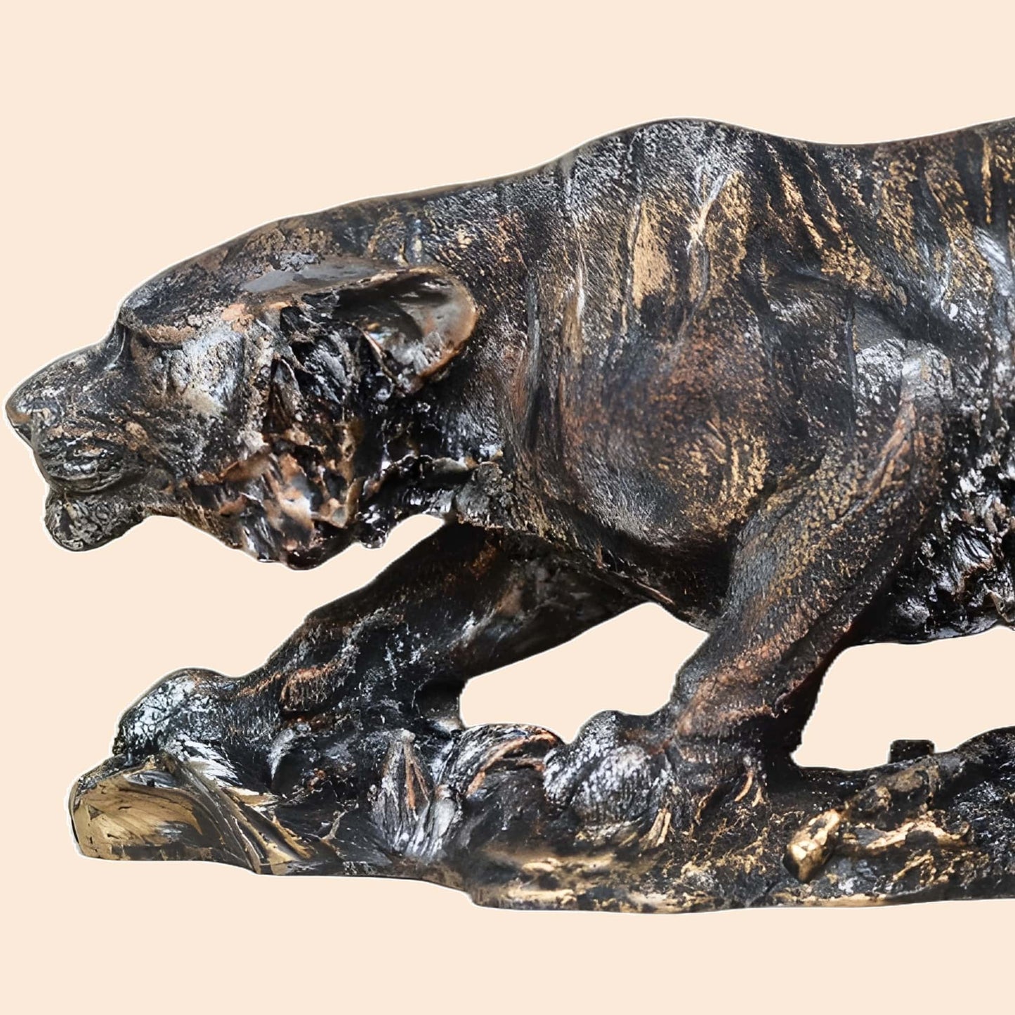Royal Tiger Antique Sculpture (Antique) | EnamorarDecor