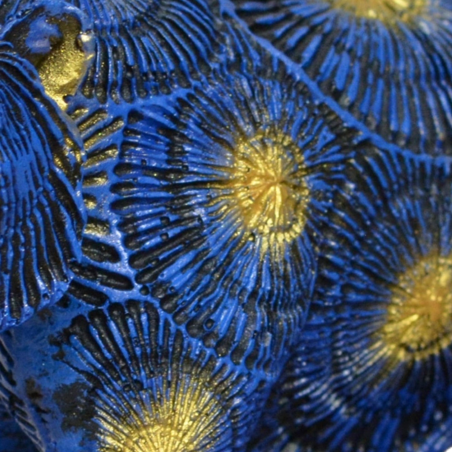 Antique Blue Panther Sculpture (Blue) | EnamorarDecor