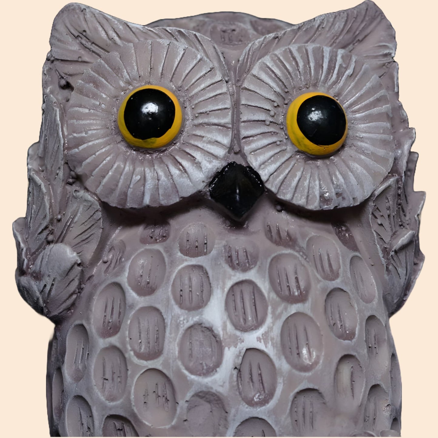 Brown Owl Set of 3 Antique Sculpture (Brown) | EnamorarDecor