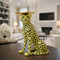 Luxury Big Yellow Cheetah Statement Decor | EnamorarDecor