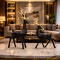 Luxury Black Reindeer Set Showpiece | EnamorarDecor