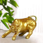 Golden Color Stock Market Bull | EnamorarDecor