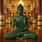 Luxury Big Olive Green Buddha Statue | EnamorarDecor