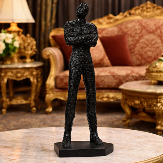 Luxury Glossy Black Dreamy XL Sculpture | EnamorarDecor