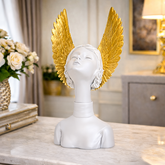 White Wing Lady Luxury Decor Bust | EnamorarDecor