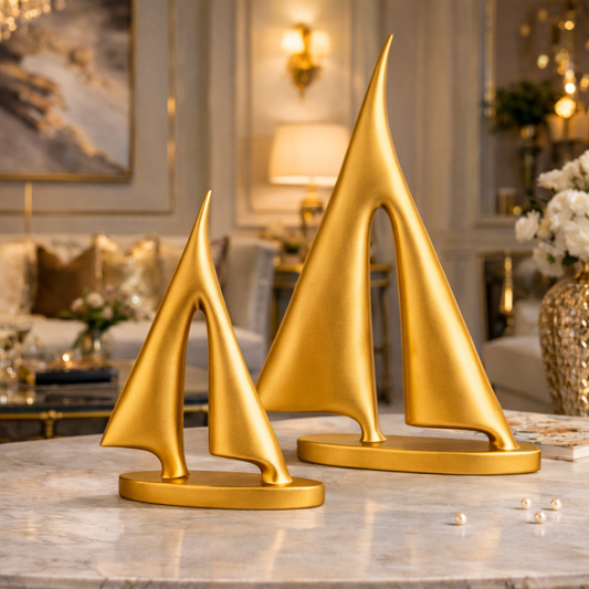 Luxury Golden Boat Decor Set | EnamorarDecor