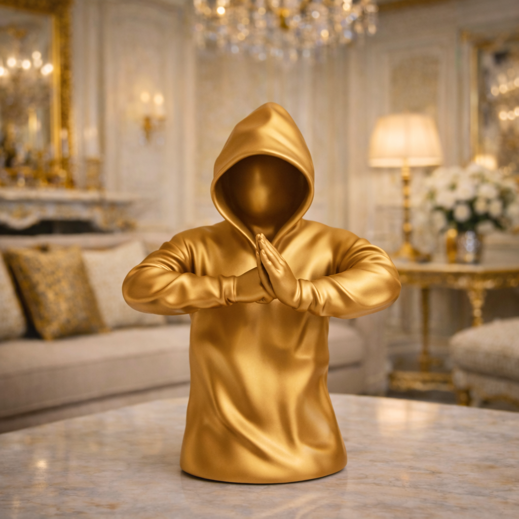 Luxury Golden Samurai Mystery Kung Fu Man | EnamorarDecor