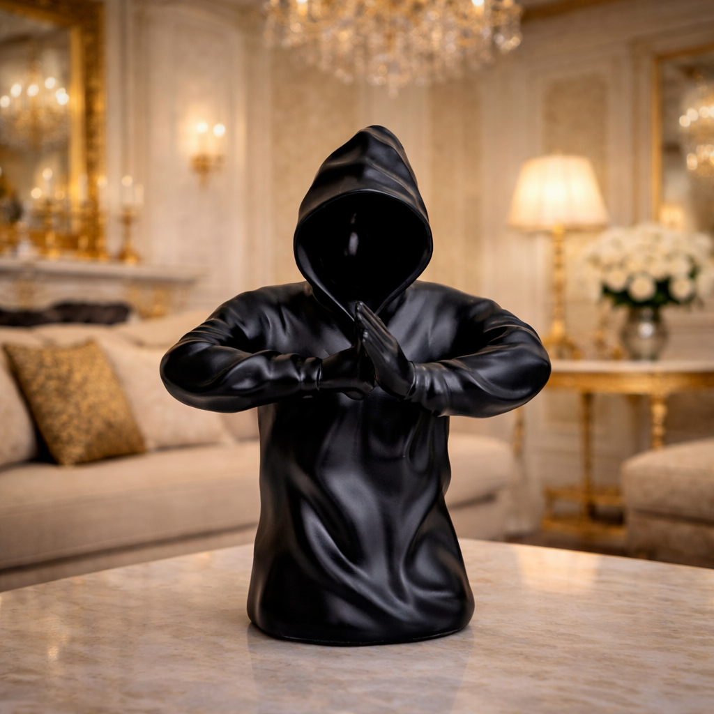 Luxury Black Samurai Mystery Kung Fu Man | EnamorarDecor