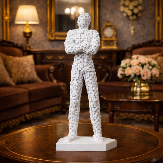 Luxury Glossy White Dreamy XL Sculpture | EnamorarDecor
