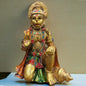 Golden Color Hanuman Ji Sitting Statue | EnamorarDecor