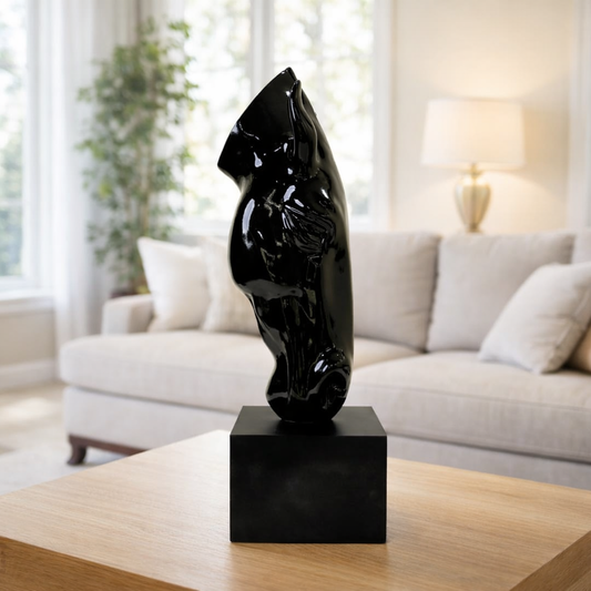 Luxury Black Horse Head Accent Decor | EnamorarDecor