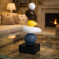 Luxury Modern Stacked Stone Statue | EnamorarDecor