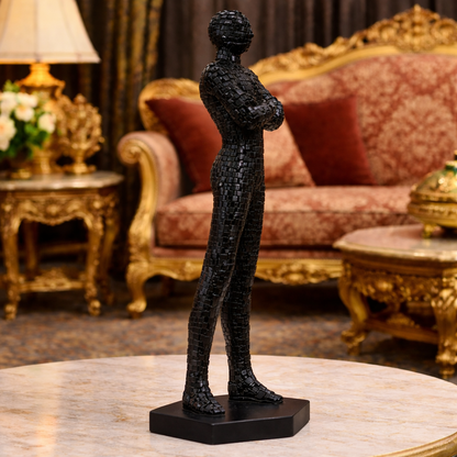 Luxury Glossy Black Dreamy XL Sculpture | EnamorarDecor