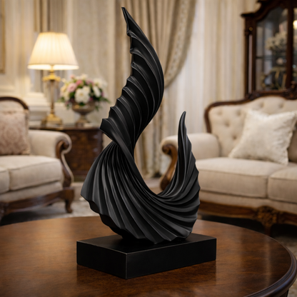 Luxury Black Twisted Tale Showpiece | EnamorarDecor