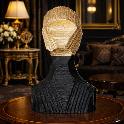 Luxury Golden & Black Anon Sculpture | EnamorarDecor