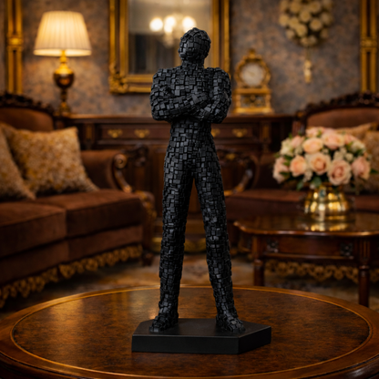 Luxury Glossy Black Dreamy XL Sculpture | EnamorarDecor