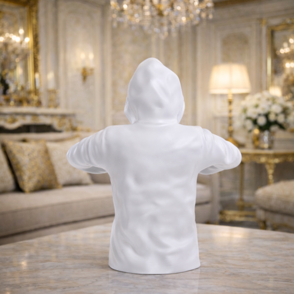 Luxury White Samurai Mystery Kung Fu Man | EnamorarDecor