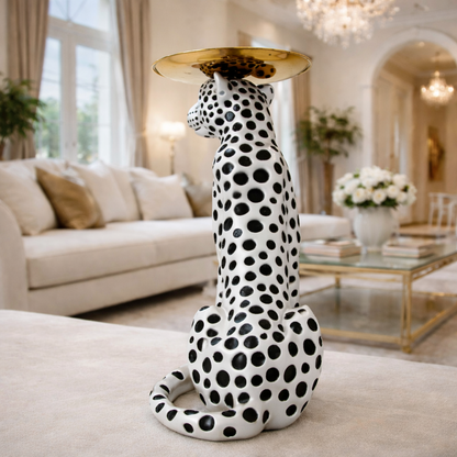 Luxury Big Snow Cheetah Statement Decor | EnamorarDecor