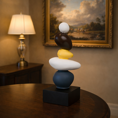 Luxury Modern Stacked Stone Statue | EnamorarDecor