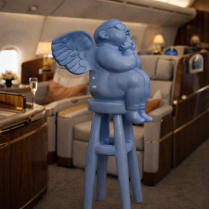 Luxury Blue Ladder Angel Showpiece | EnamorarDecor