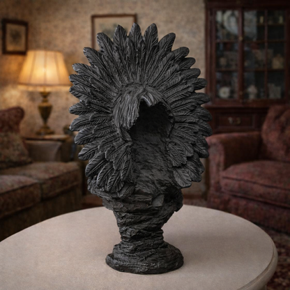 Luxury Black Afro Lady Decor Statue | EnamorarDecor