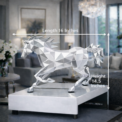 Luxury Silver Running Hercules Ferrari Horse | EnamorarDecor
