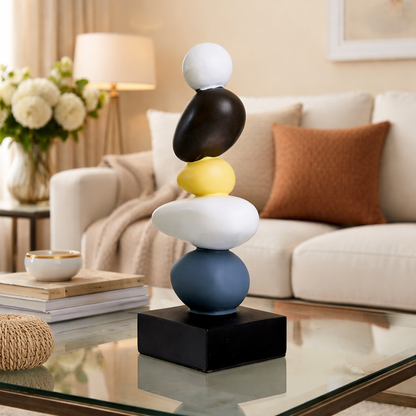 Luxury Modern Stacked Stone Statue | EnamorarDecor