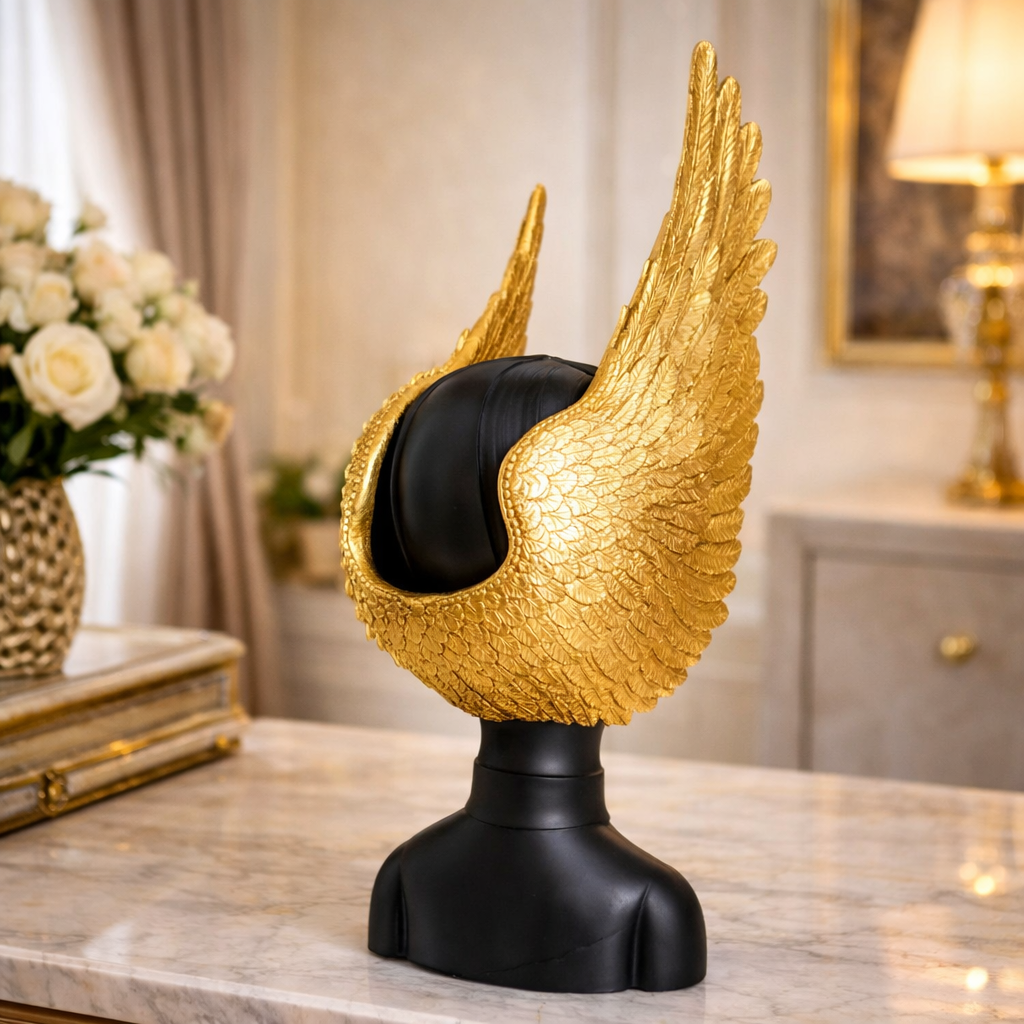 Black Wing Lady Luxury Decor Bust | EnamorarDecor