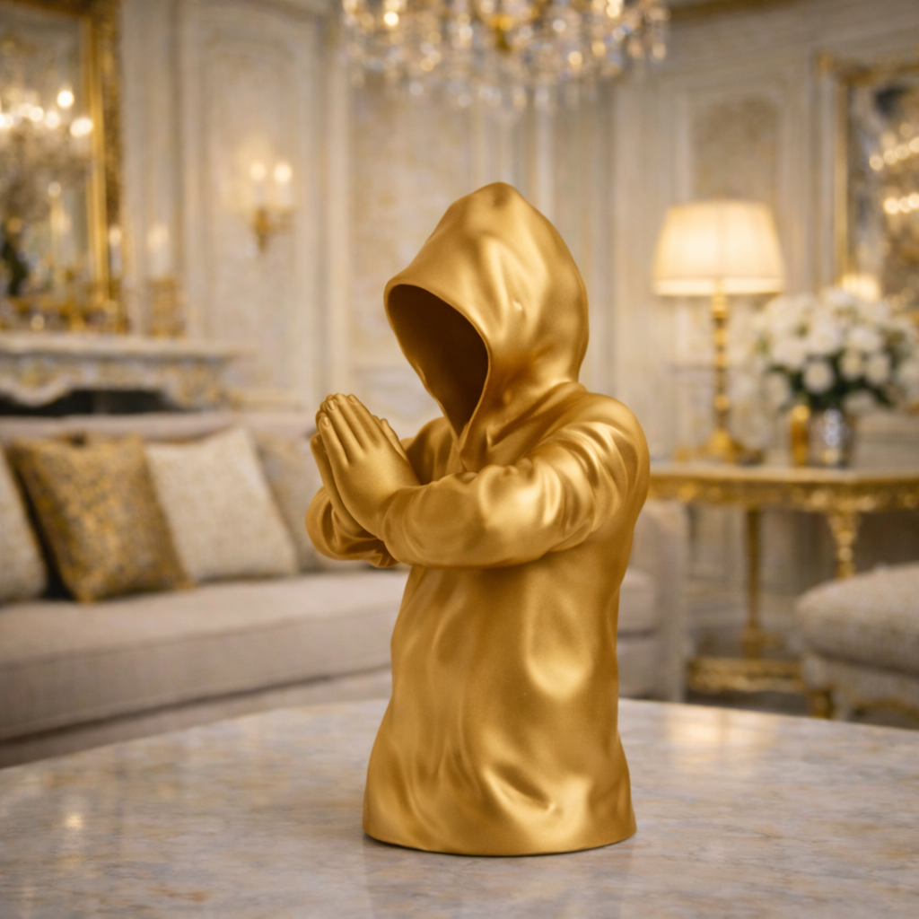 Luxury Golden Samurai Mystery Kung Fu Man | EnamorarDecor