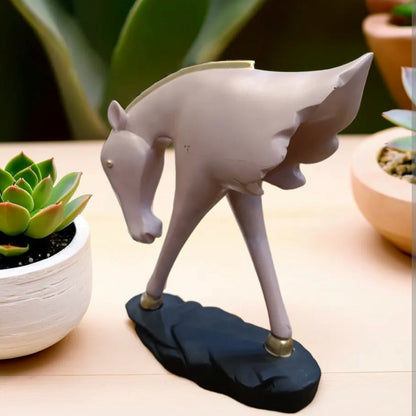 Pink Color Half Horse Resin Statue | EnamorarDecor