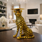 Luxury Big Golden Cheetah Statement Decor | EnamorarDecor