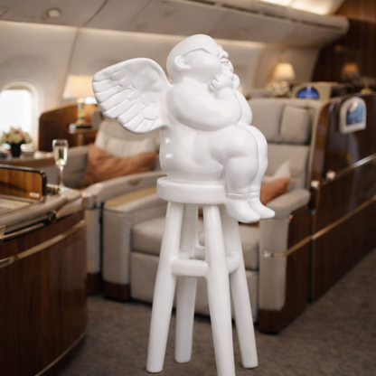 Luxury White Ladder Angel Showpiece | EnamorarDecor