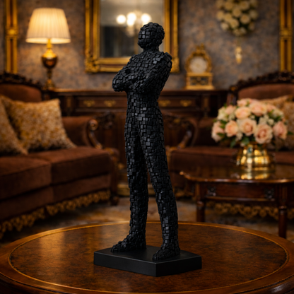 Luxury Glossy Black Dreamy XL Sculpture | EnamorarDecor