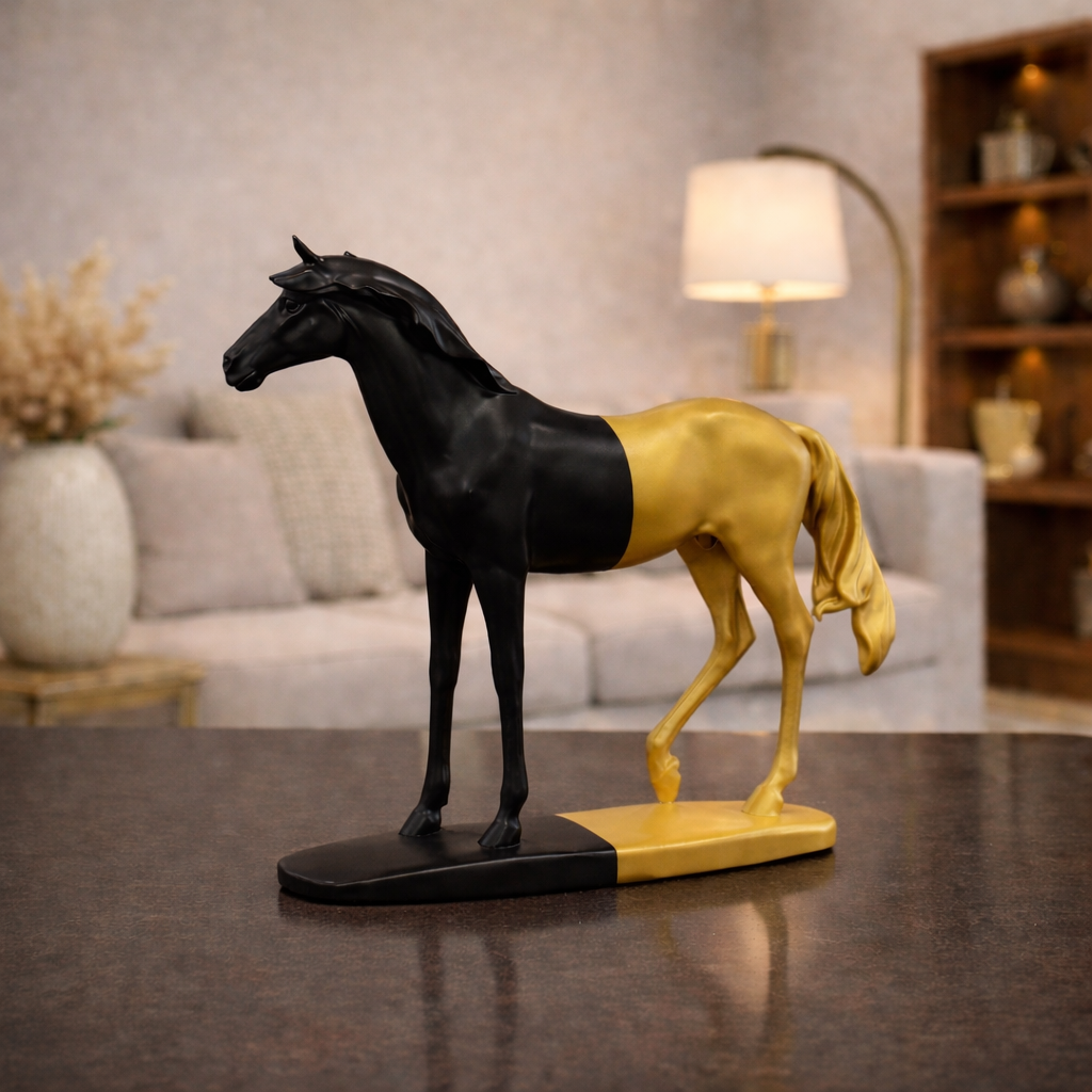 Ace of Spade Black Luxury Horse Decor | EnamorarDecor
