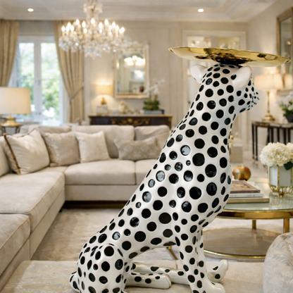 Luxury Big Snow Cheetah Statement Decor | EnamorarDecor