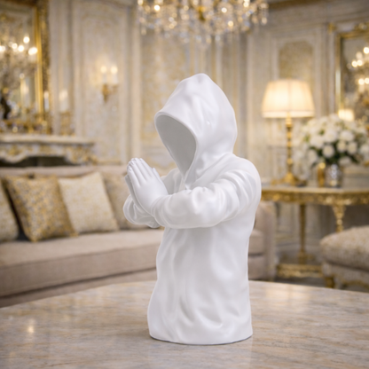 Luxury White Samurai Mystery Kung Fu Man | EnamorarDecor