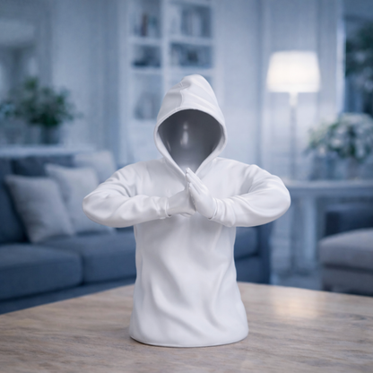 Luxury White Samurai Mystery Kung Fu Man | EnamorarDecor
