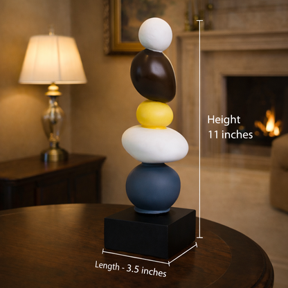 Luxury Modern Stacked Stone Statue | EnamorarDecor