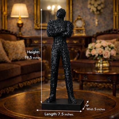 Luxury Glossy Black Dreamy XL Sculpture | EnamorarDecor