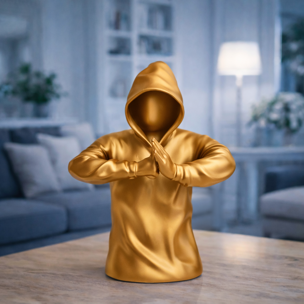 Luxury Golden Samurai Mystery Kung Fu Man | EnamorarDecor