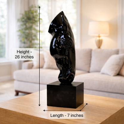 Luxury Black Horse Head Accent Decor | EnamorarDecor