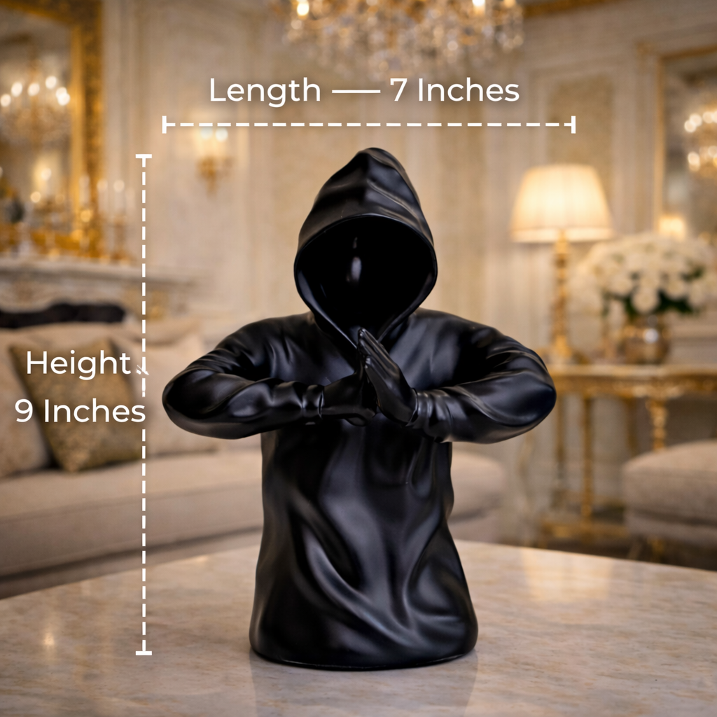 Luxury Black Samurai Mystery Kung Fu Man | EnamorarDecor